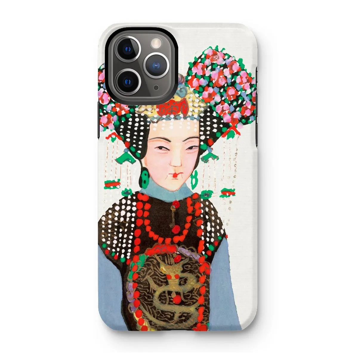 Chinese Empress - Manchu Art Phone Case - Iphone 11 Pro / Matte - Mobile Phone Cases - Aesthetic Art