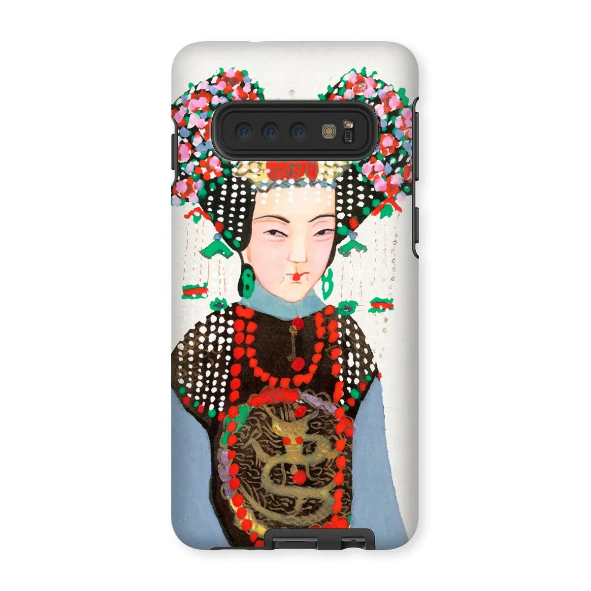 Chinese Empress - Manchu Art Phone Case - Samsung Galaxy S10 / Matte - Mobile Phone Cases - Aesthetic Art