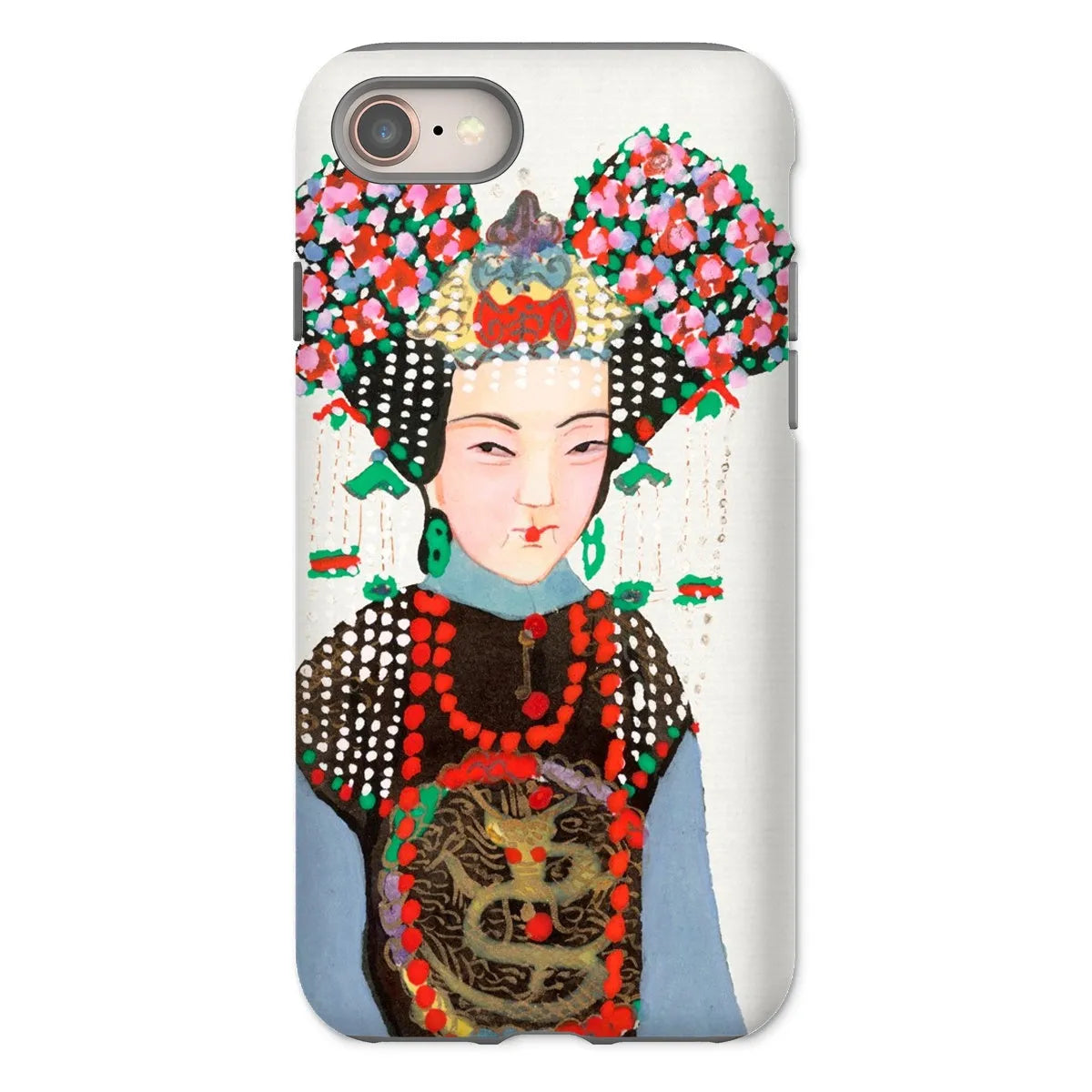 Chinese Empress - Manchu Art Phone Case - Iphone 8 / Matte - Mobile Phone Cases - Aesthetic Art