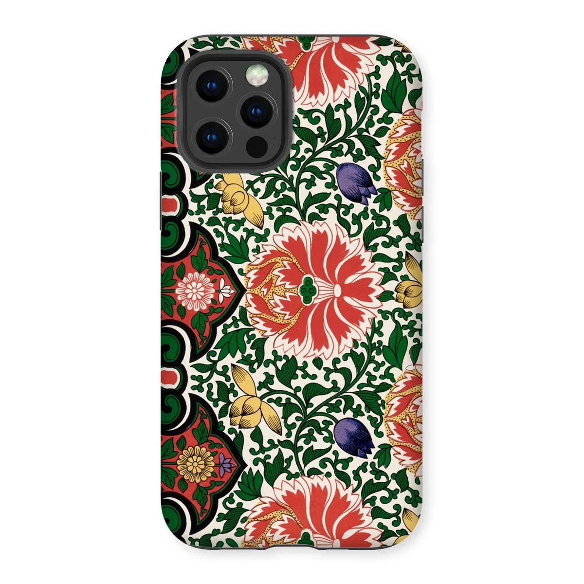 Chinese Floral Pattern - Owen Jones Iphone Case, 12 Pro / Matte, Floral Patterned Phone Case Camera Cutout Multiple Lenses