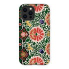 Chinese Floral Pattern - Owen Jones Iphone Case, 13 Pro Max / Matte, Floral Patterned Phone Case Vibrant Design Red Flowers