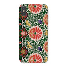 Chinese Floral Pattern Owen Jones Iphone Case, x / Matte, Floral Patterned Phone Case Vibrant Red Green Yellow