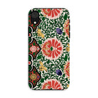 Chinese Floral Pattern Owen Jones Iphone Case, Xr / Matte, Floral Patterned Phone Case Vibrant Red Flowers Green