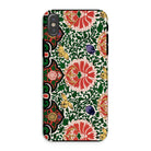 Chinese Floral Pattern Owen Jones Iphone Case, Xs / Matte, Floral Patterned Smartphone Case Vibrant Red Green Yellow