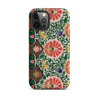 Chinese Floral Pattern - Owen Jones Phone Case Iphone 12 Pro Max / Matte Patterned Symphony, Vibrant, Rhythmic Blooms Burst Mobile Cases