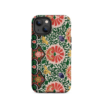 Chinese Floral Pattern - Owen Jones Phone Case Iphone 14 / Matte Patterned Symphony, Vibrant, Rhythmic Blooms Burst Mobile Cases