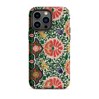 Chinese Floral Pattern - Owen Jones Phone Case Iphone 14 Pro Max / Matte Patterned Symphony, Vibrant, Rhythmic Blooms Burst Mobile Cases