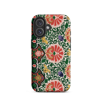 Chinese Floral Pattern - Owen Jones Phone Case Iphone 16 / Matte Patterned Symphony, Vibrant, Rhythmic Blooms Burst Mobile Cases