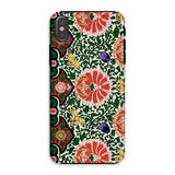 Chinese Floral Pattern - Owen Jones Phone Case Iphone Xs / Matte Patterned Smartphone Vibrant Red Green Yellow Symphony, Rhythmic Blooms