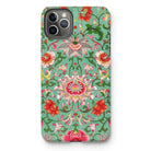 Chinese Florals - Owen Jones Chinoiserie Iphone Case, 11 Pro Max / Matte, Floral Patterned Iphone Case Vibrant Green Background Colorful