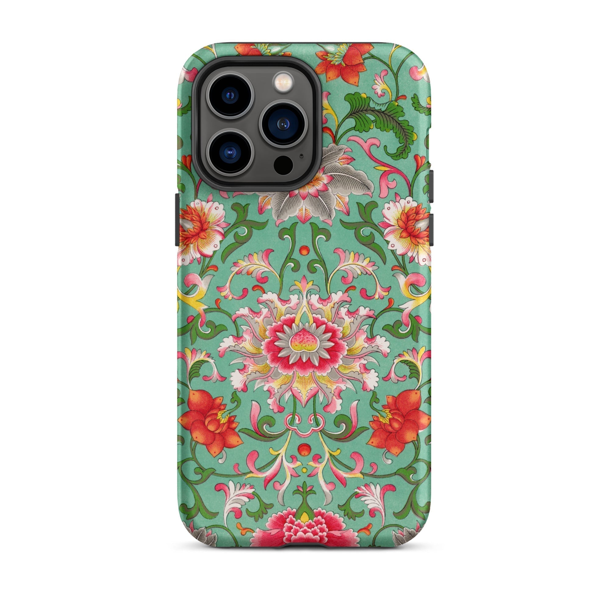 Chinese Florals - Owen Jones Chinoiserie Iphone Case, 14 Pro Max / Tough Phone, Floral Patterned Phone Case