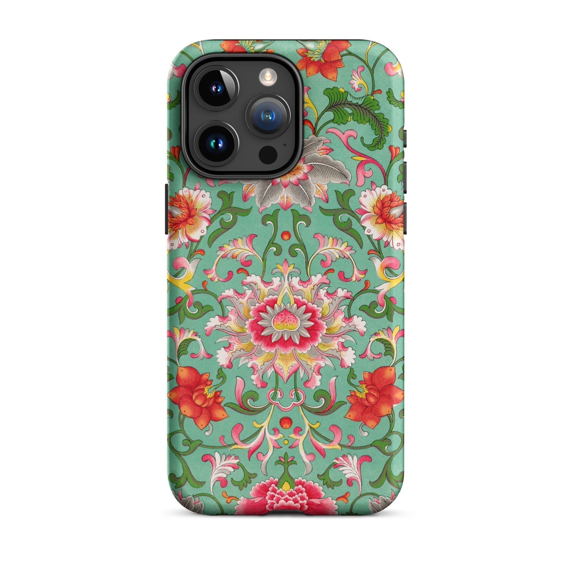 Chinese Florals - Owen Jones Chinoiserie Iphone Case, 15 Pro Max / Tough Phone, Floral Patterned Phone Case