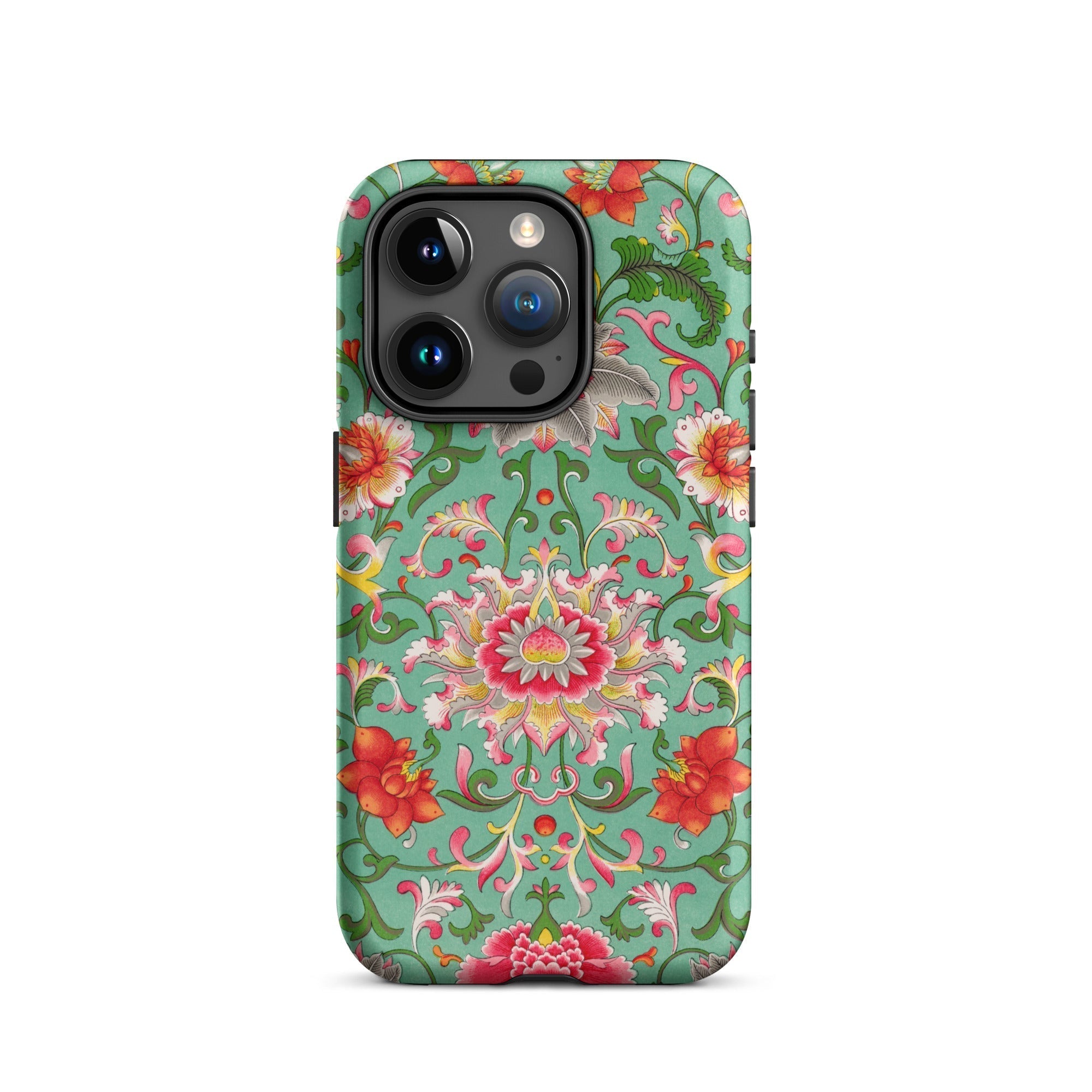 Chinese Florals - Owen Jones Chinoiserie Iphone Case, 15 Pro / Tough Phone, Floral Patterned Phone Case
