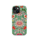Chinese Florals - Owen Jones Chinoiserie Iphone Case, 15 / Tough Phone, Floral Patterned Phone Case