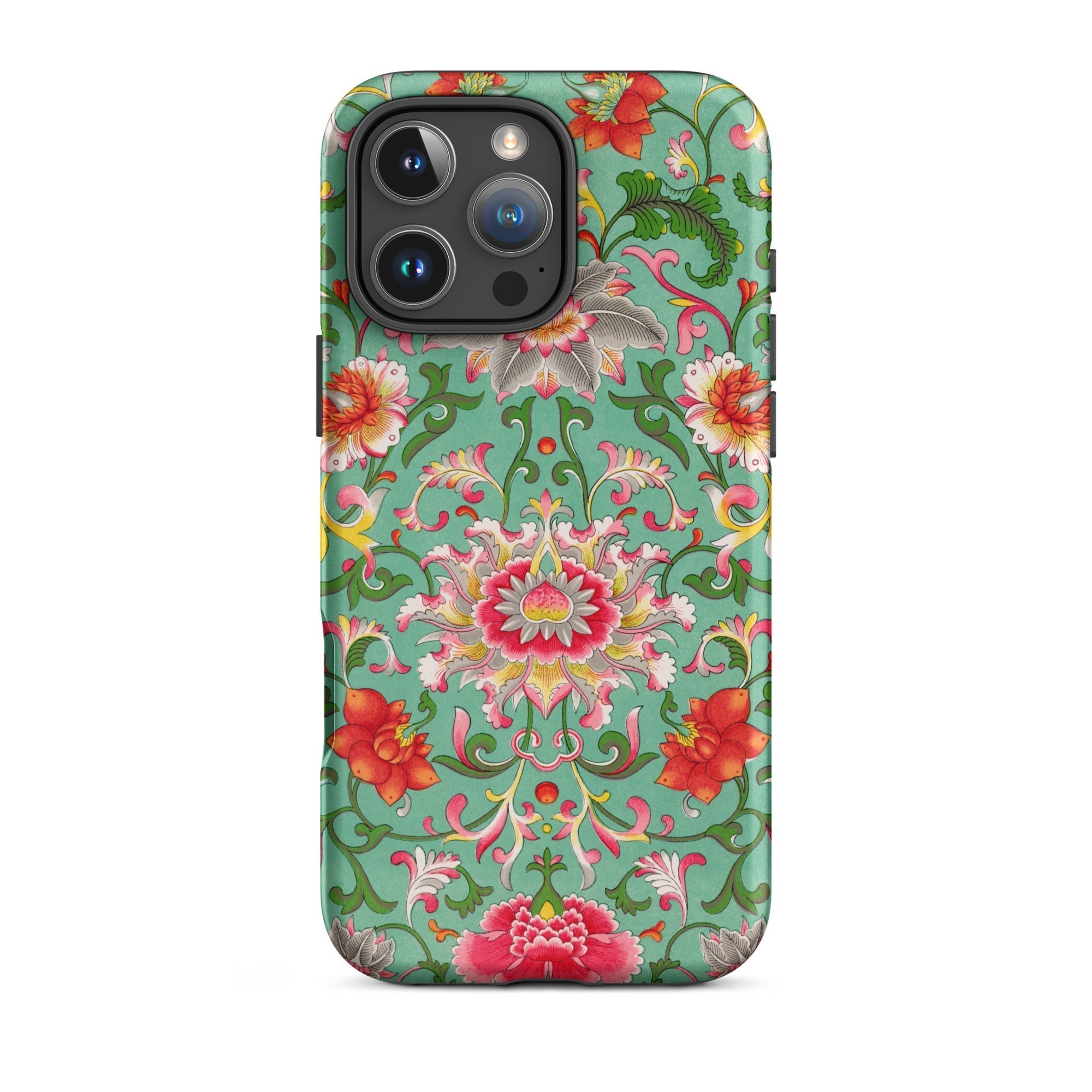 Chinese Florals - Owen Jones Chinoiserie Iphone Case, 16 Pro Max / Tough Phone, Floral Patterned Phone Case