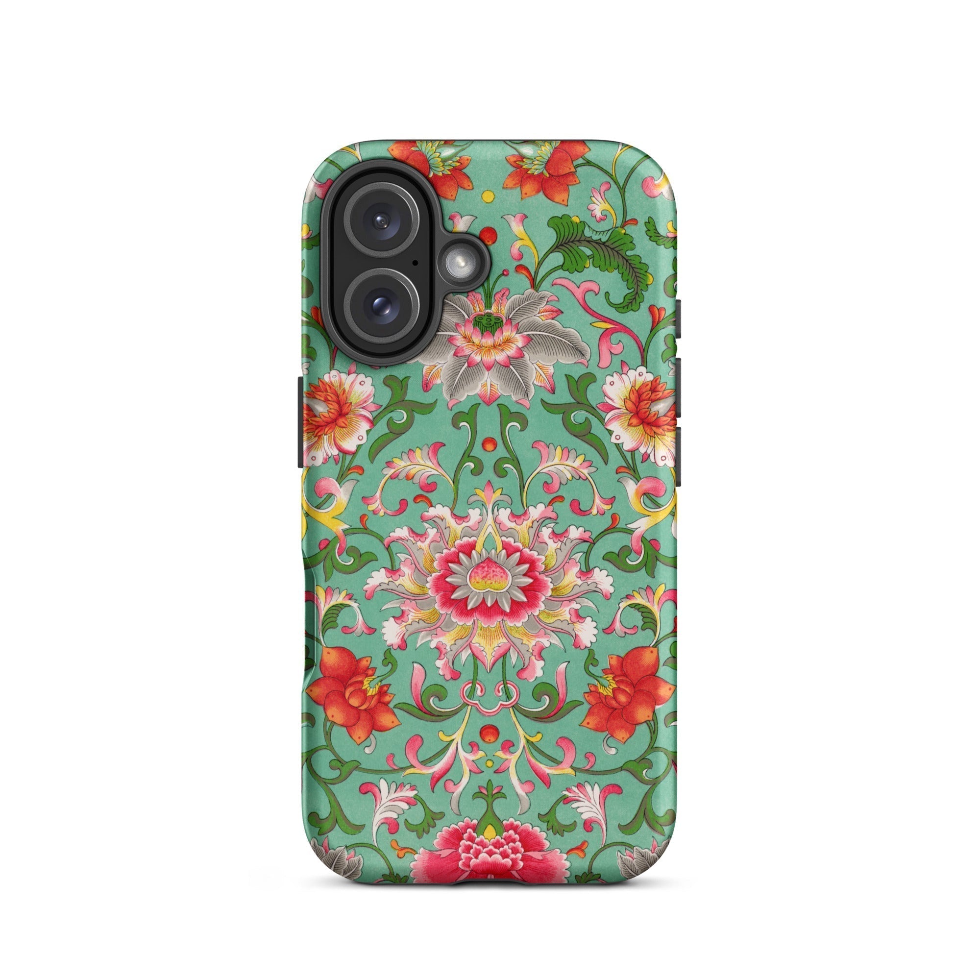 Chinese Florals - Owen Jones Chinoiserie Iphone Case, 16 / Tough Phone, Floral Patterned Phone Case