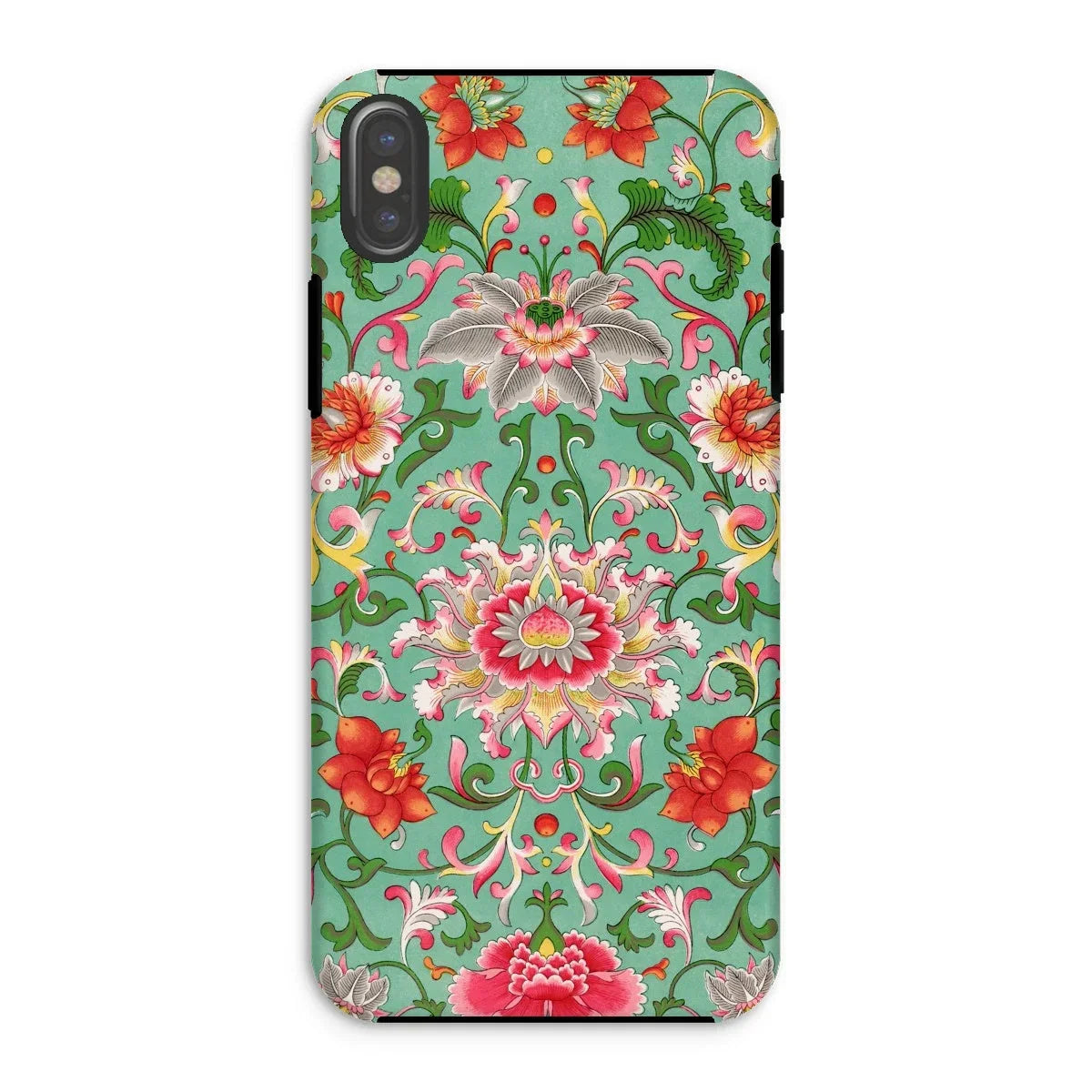 Chinese Florals - Owen Jones Chinoiserie Iphone Case, Xs / Matte, Kite-775735166, Floral-patterned Phone Case Intricate