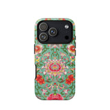 Chinese Florals - Owen Jones Chinoiserie Phone Case Iphone 17 Pro / Matte Green Floral Iphone 12 Pro Max Case Vibrant Owen Jones