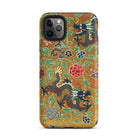 Chinese and Japanese Pattern Auguste Racinet Iphone Case, 11 Pro Max / Matte, Dragon Patterned Smartphone Case