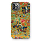 Chinese and Japanese Pattern - Auguste Racinet Iphone Case, 11 Pro Max / Matte, Ornate Iphone Case Colorful Chinese-inspired Dragon Floral