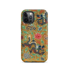 Chinese and Japanese Pattern Auguste Racinet Iphone Case, 12 Pro / Matte, Dragon Patterned Phone Case