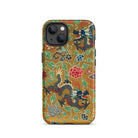Chinese and Japanese Pattern - Auguste Racinet Iphone Case, 13 / Tough Phone, Dragon-patterned Phone Case