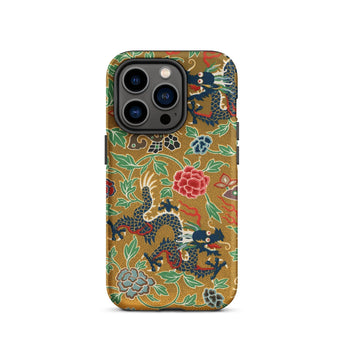 Chinese and Japanese Pattern - Auguste Racinet Iphone Case, 14 Pro / Matte, Dragon-patterned Iphone Case