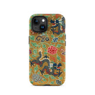 Chinese and Japanese Pattern Auguste Racinet Iphone Case, 15 / Matte, Dragon Patterned Phone Case