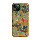Chinese and Japanese Pattern Auguste Racinet Iphone Case, 15 Plus / Matte, Dragon Patterned Phone Case
