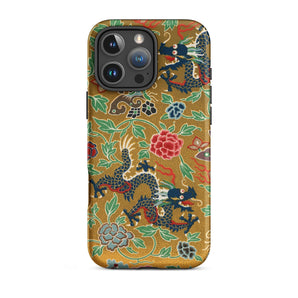 Chinese and Japanese Pattern - Auguste Racinet Iphone Case, 16 Pro Max / Matte, Dragon-patterned Phone Case