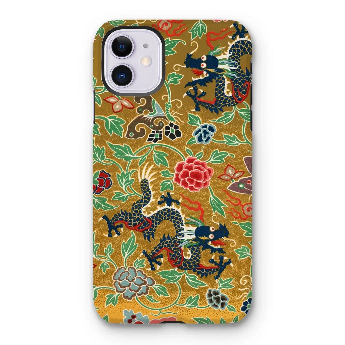 Chinese and Japanese Pattern - Auguste Racinet Iphone Case, 11 / Matte, Kite-713264158, Decorative Iphone Case Colorful