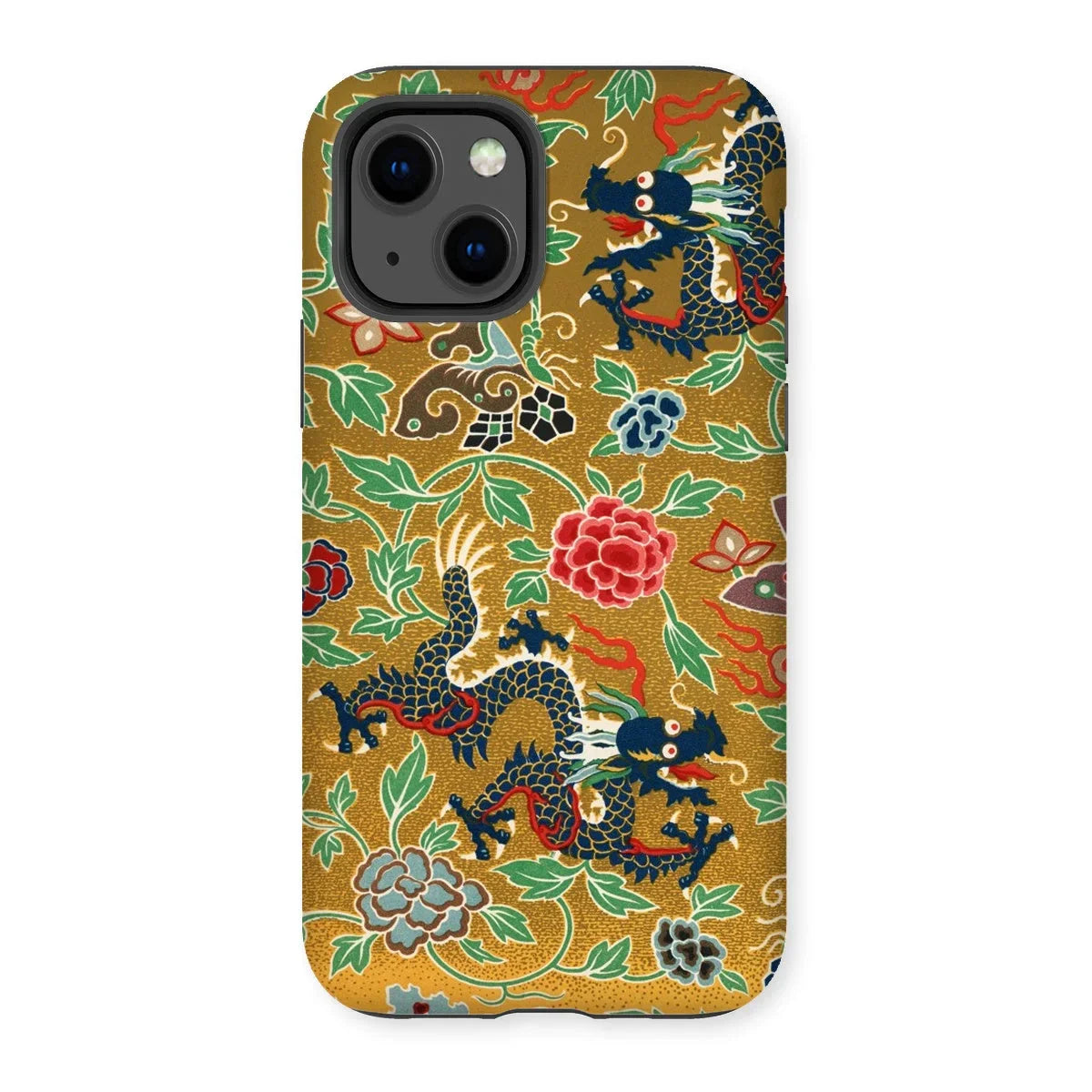 Chinese and Japanese Pattern - Auguste Racinet Iphone Case, 13 / Matte, Kite-713264138, Decorative Phone Case Colorful