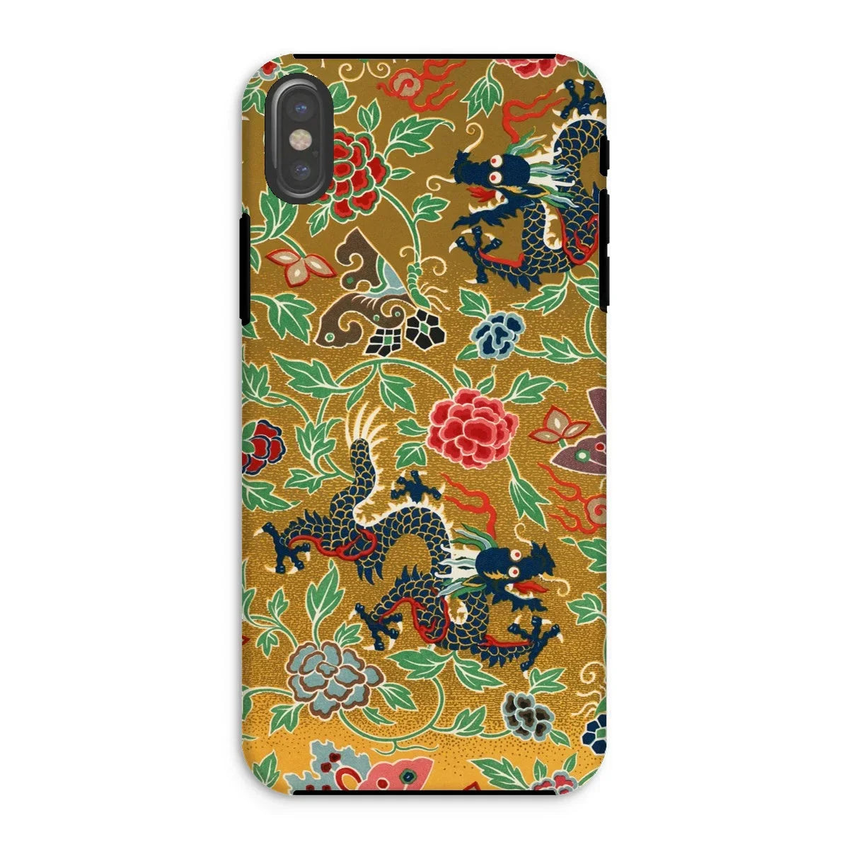 Chinese and Japanese Pattern - Auguste Racinet Iphone Case, Xs / Matte, Kite-713264180, Decorative Phone Case Colorful