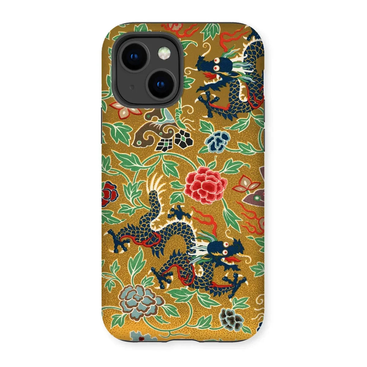 Chinese and Japanese Pattern - Auguste Racinet Iphone Case, 14 / Matte, Kite-713264130, Decorative Phone Case Colorful