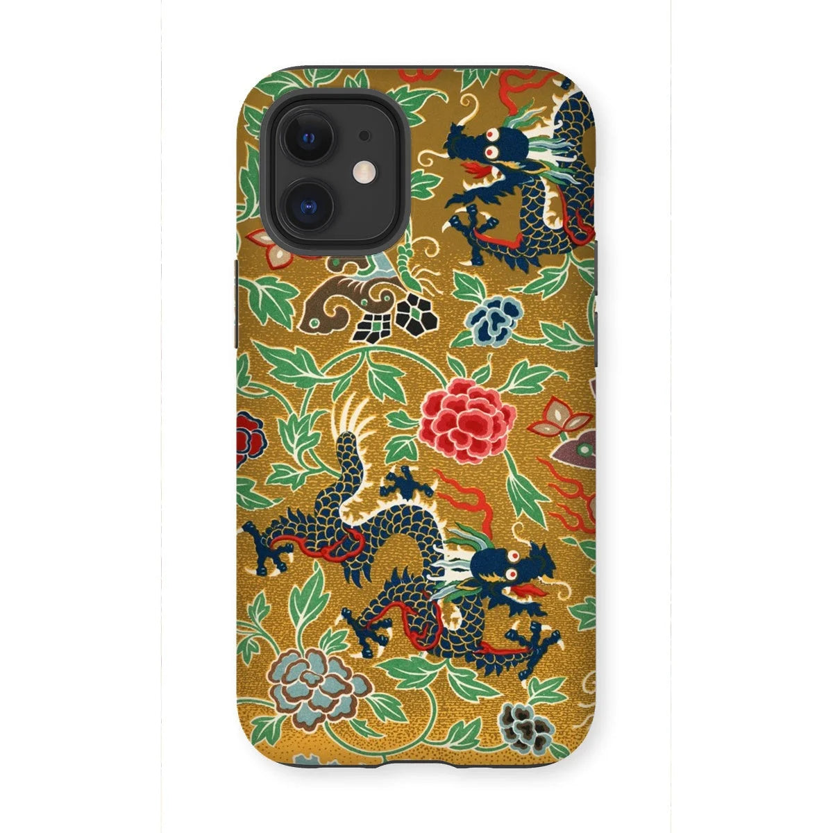 Chinese and Japanese Pattern - Auguste Racinet Iphone Case, 12 Mini / Matte, Kite-713264166, Decorative Phone Case