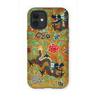 Chinese and Japanese Pattern - Auguste Racinet Iphone Case, 12 Mini / Matte, Kite-713264166, Decorative Phone Case