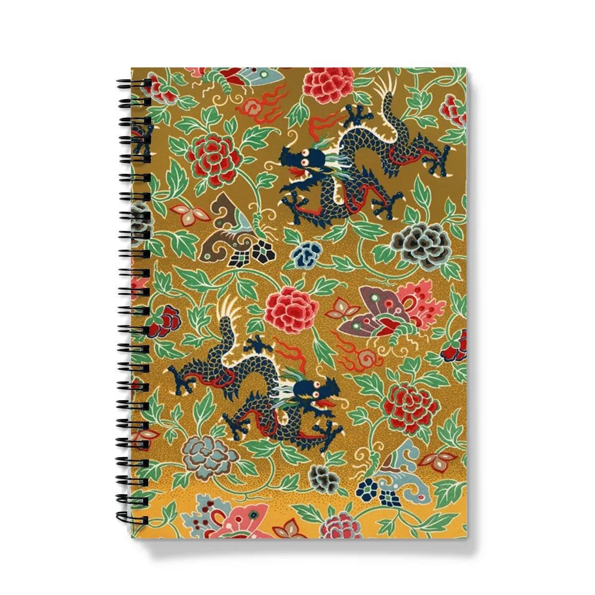 Chinese And Japanese Pattern By Auguste Racinet Notebook - Notebooks & Notepads - Aesthetic Art