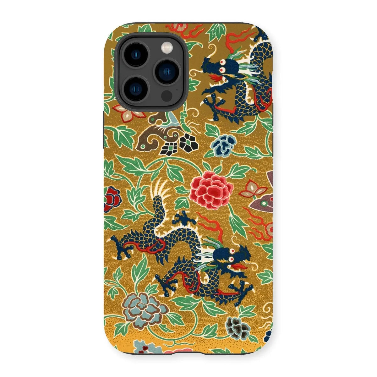 Chinese And Japanese Pattern By Auguste Racinet Tough Phone Case - Iphone 14 Pro / Matte - Mobile Phone Cases