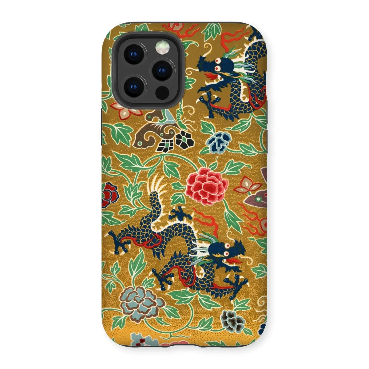 Chinese And Japanese Pattern By Auguste Racinet Tough Phone Case - Iphone 12 Pro / Matte - Mobile Phone Cases