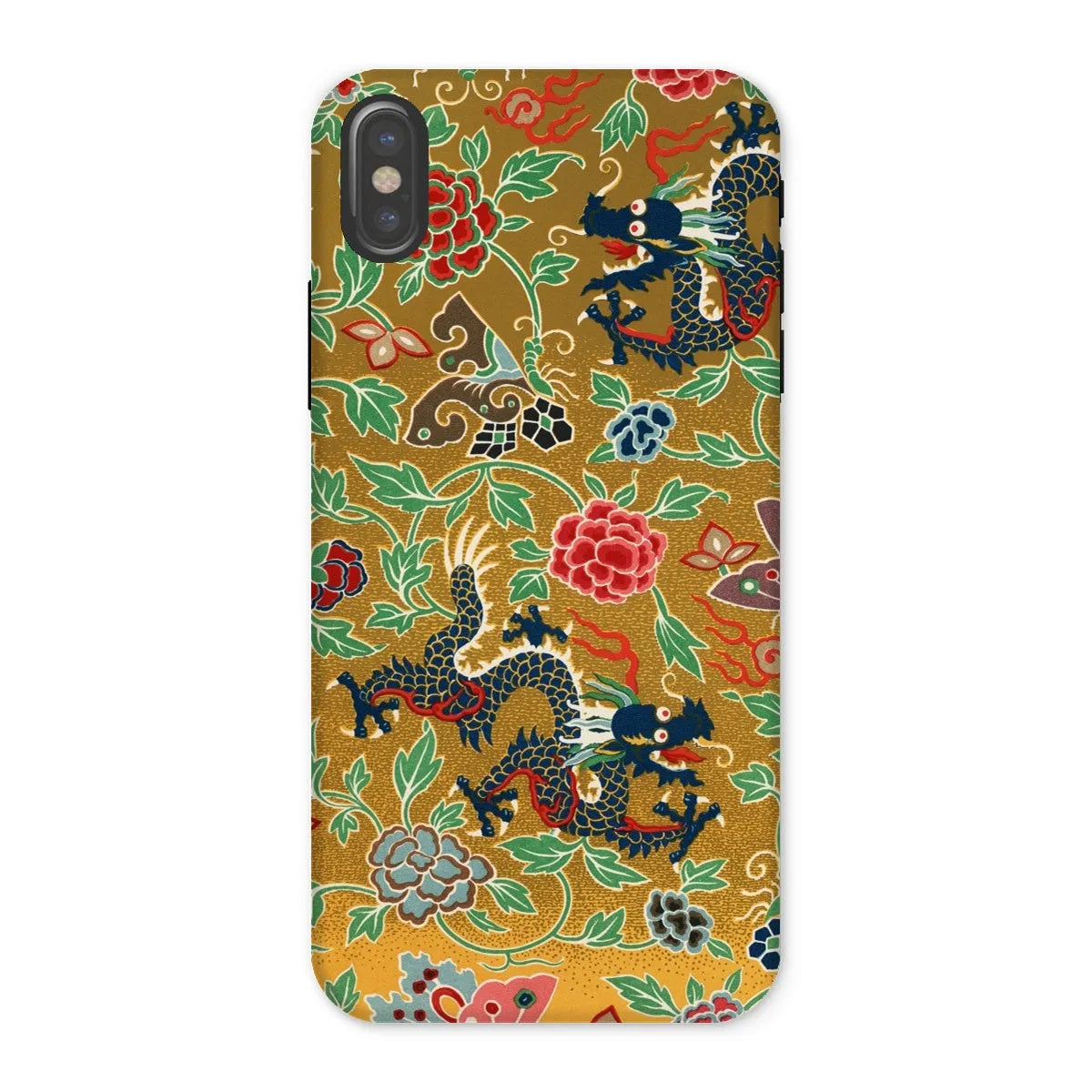 Chinese And Japanese Pattern By Auguste Racinet Tough Phone Case - Iphone x / Matte - Mobile Phone Cases - Aesthetic Art