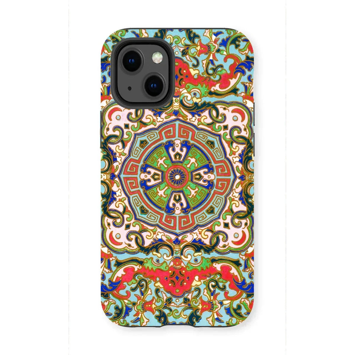 Chinese Mandala - Owen Jones Iphone Case, 13 Mini / Matte, Colorful Intricately Patterned Phone Case Mandala-like Design Vibrant