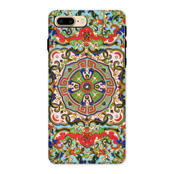 Chinese Mandala - Owen Jones Iphone Case 8 Plus / Matte Ornate Colorful Mandala-style Phone Intricate Floral Geometric Pattern, Madness
