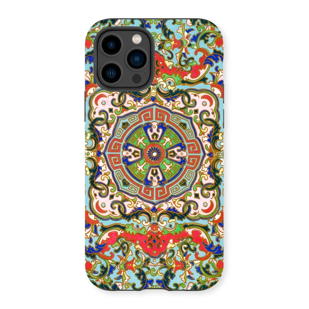 Chinese Mandala - Owen Jones Iphone Case, 14 Pro / Matte, Kite-836464046, Colorful Intricately Patterned Phone Case