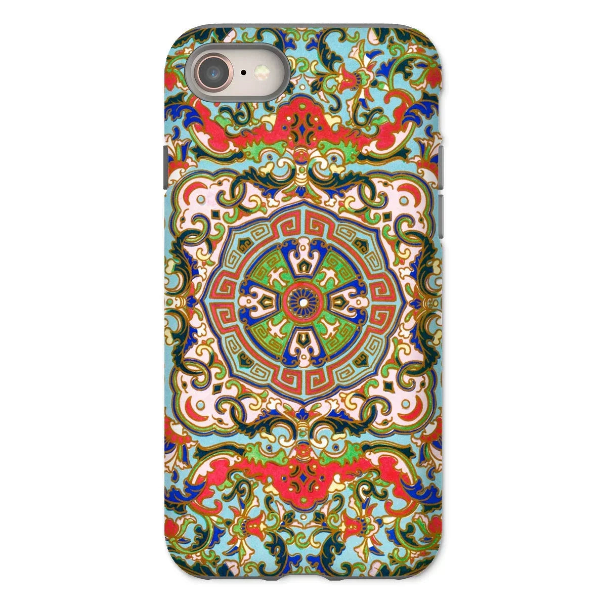 Chinese Mandala - Owen Jones Iphone Case, 8 / Matte, Kite-836464086, Ornate Phone Case Colorful Mandala-like Design