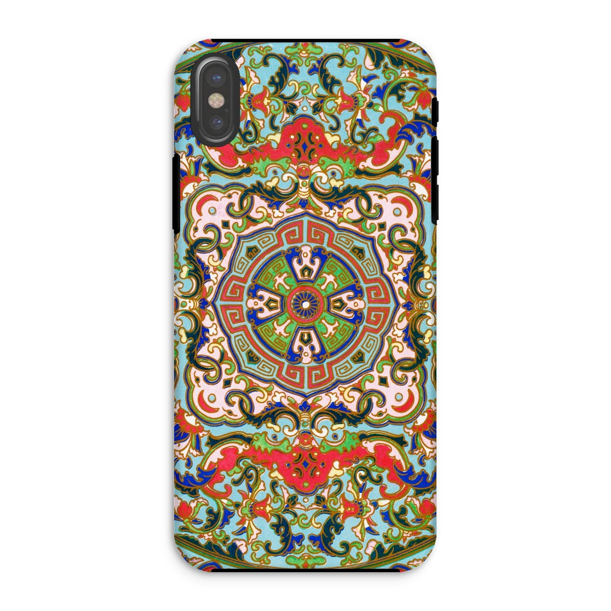 Chinese Mandala Owen Jones Iphone Case, Xs / Matte, Ornate Phone Case Colorful Intricate Mandala Like Design Floral