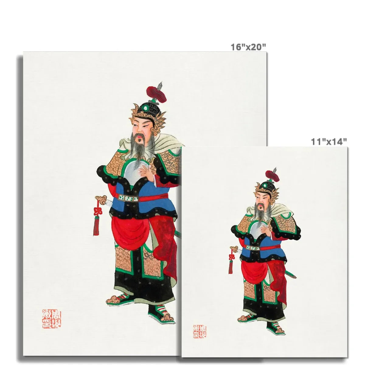 Chinese Military Commander Fine Art Print - Posters Prints & Visual Artwork - Aesthetic Art