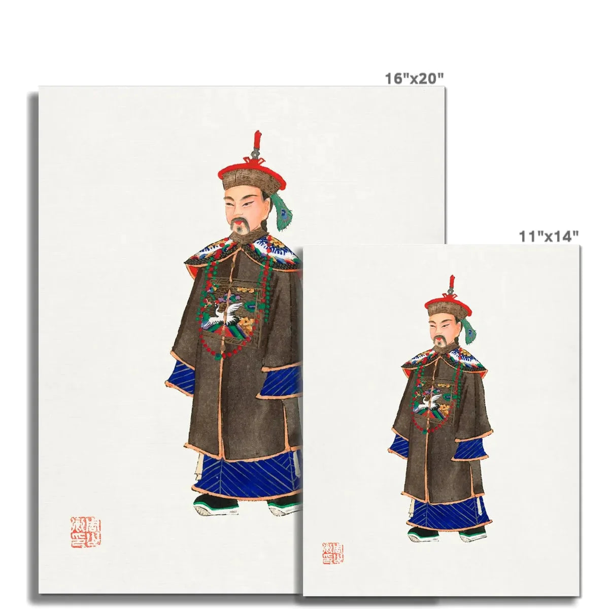 Chinese Nobleman At Court Fine Art Print - Posters Prints & Visual Artwork - Aesthetic Art