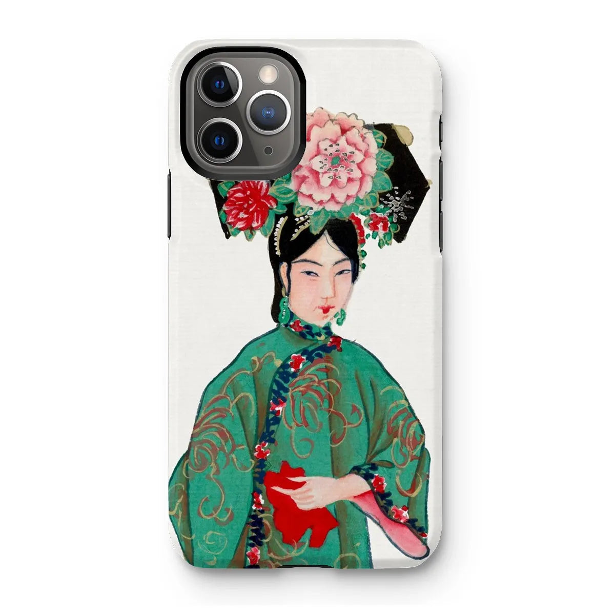 Chinese Noblewoman In Manchu Couture Art Phone Case - Iphone 11 Pro / Matte - Mobile Phone Cases - Aesthetic Art