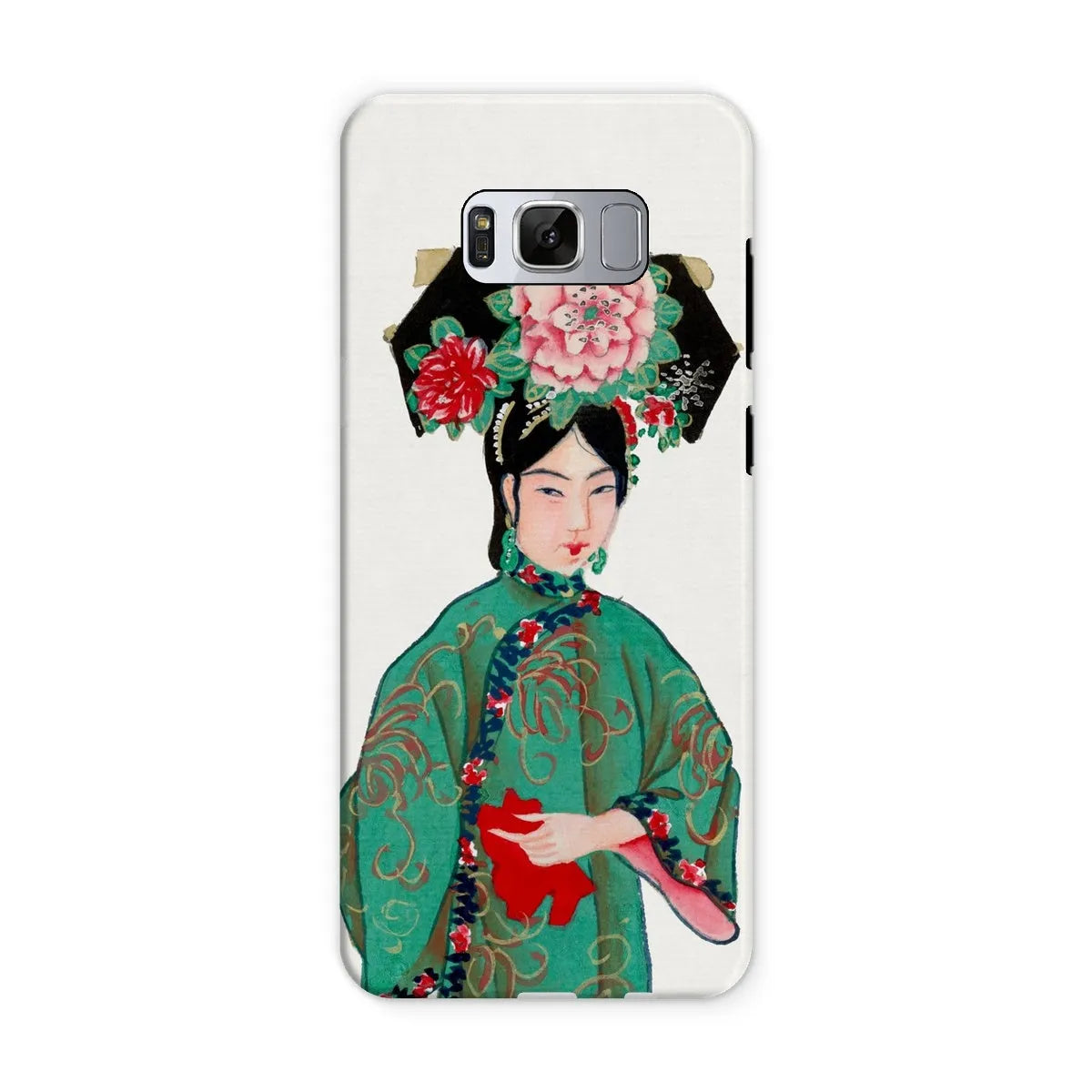 Chinese Noblewoman In Manchu Couture Art Phone Case - Samsung Galaxy S8 / Matte - Mobile Phone Cases - Aesthetic Art