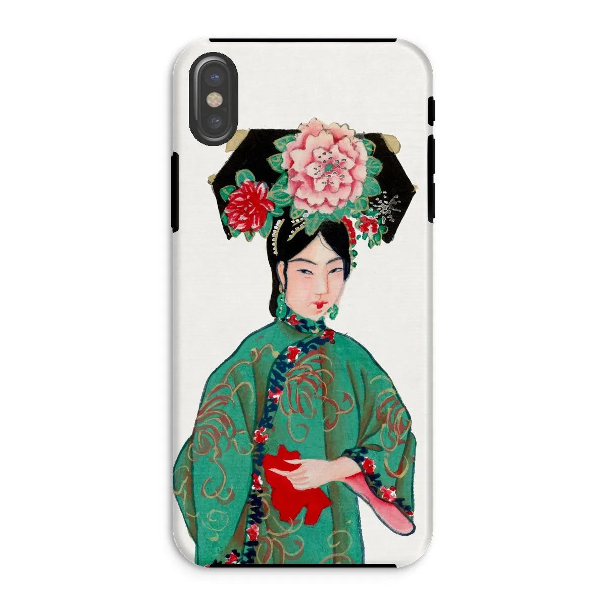 Chinese Noblewoman In Manchu Couture Art Phone Case - Iphone Xs / Matte - Mobile Phone Cases - Aesthetic Art